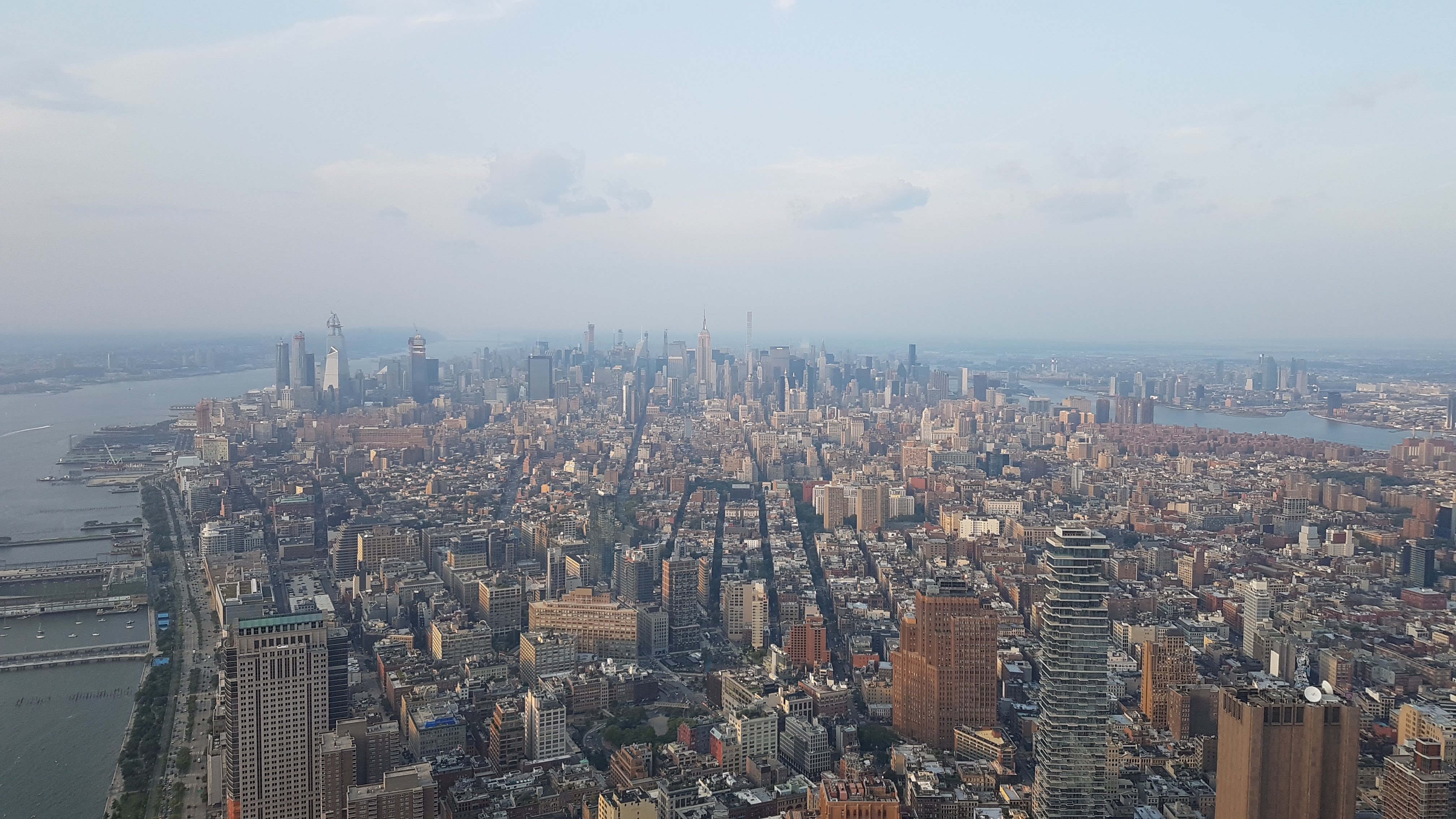 New York depuis le One World Observatory