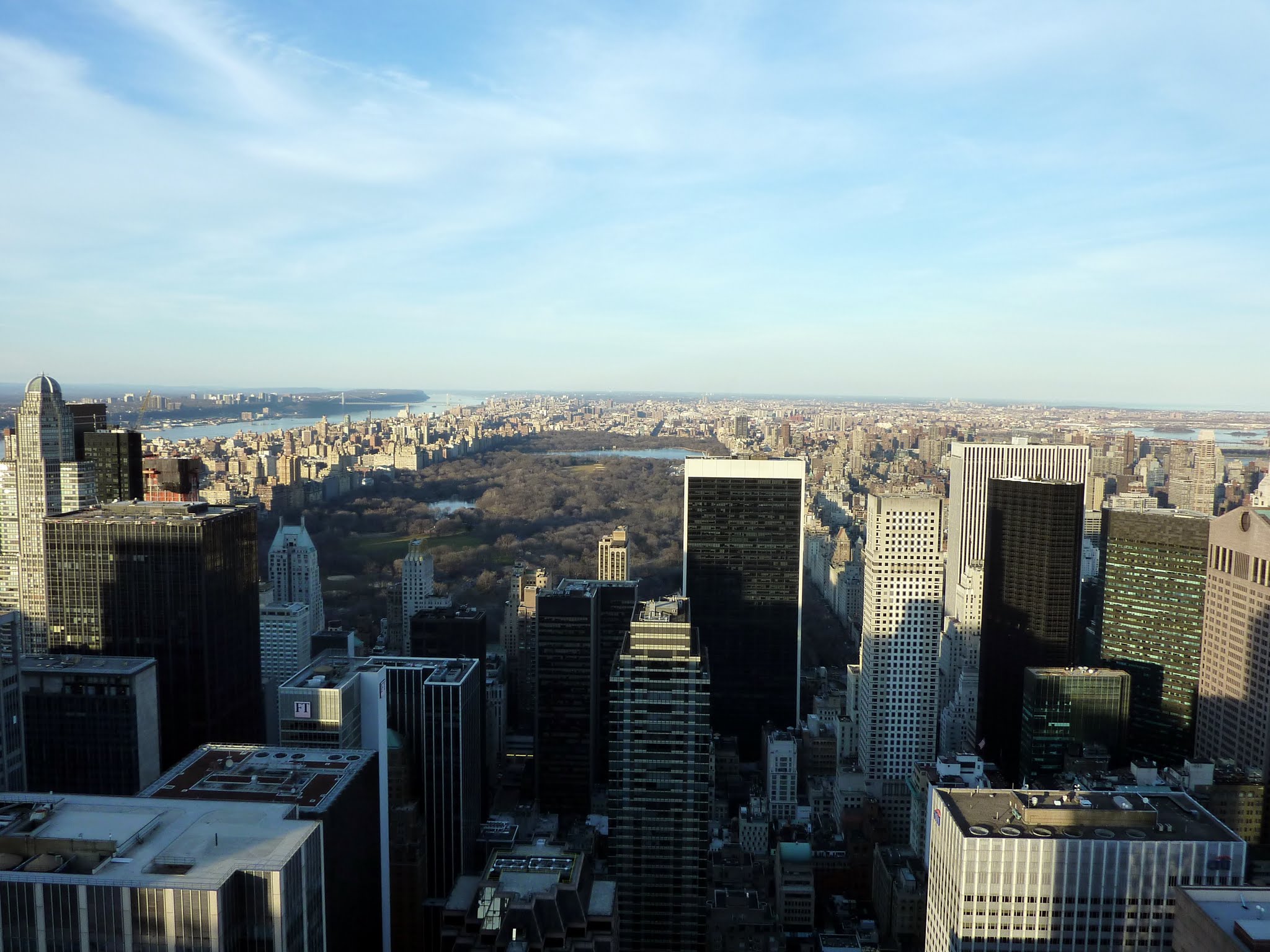Au Top of the Rock, côté Central Park