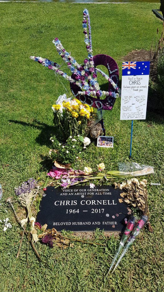 La tombe de Chris Cornell