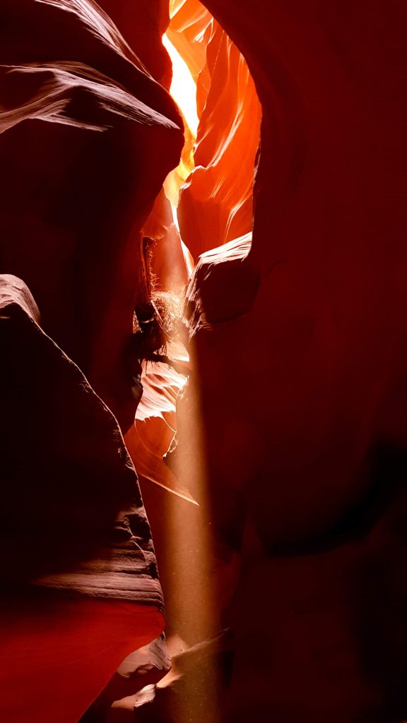 Rayon de soleil dans Upper Antelope Canyon