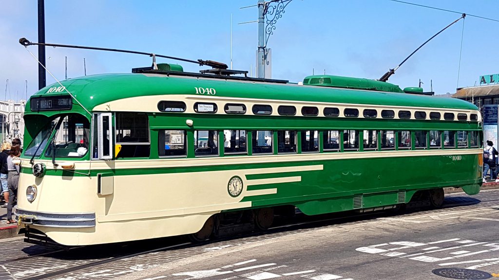 Un tramway à Fisherman's Wharf