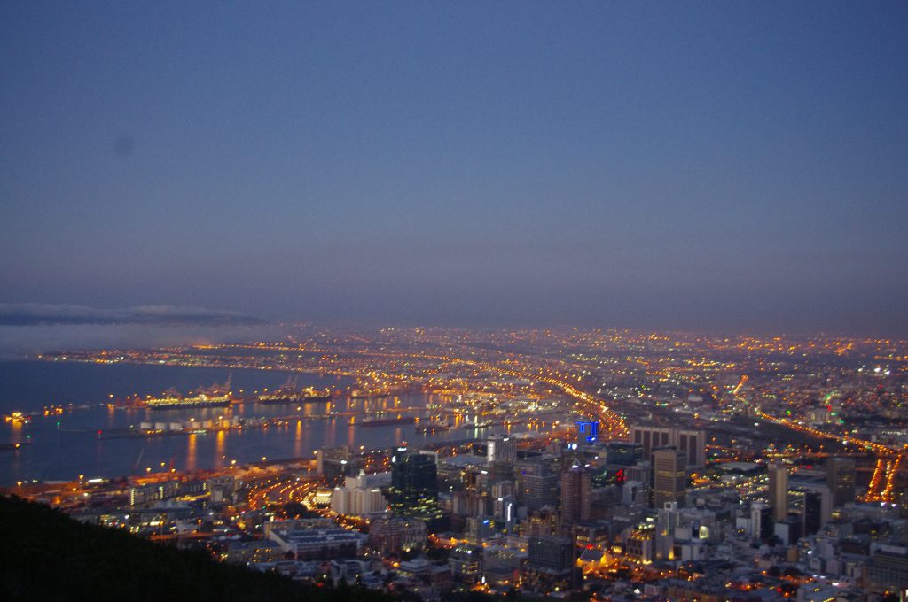 Vue sur le Cap depuis Signal Hill