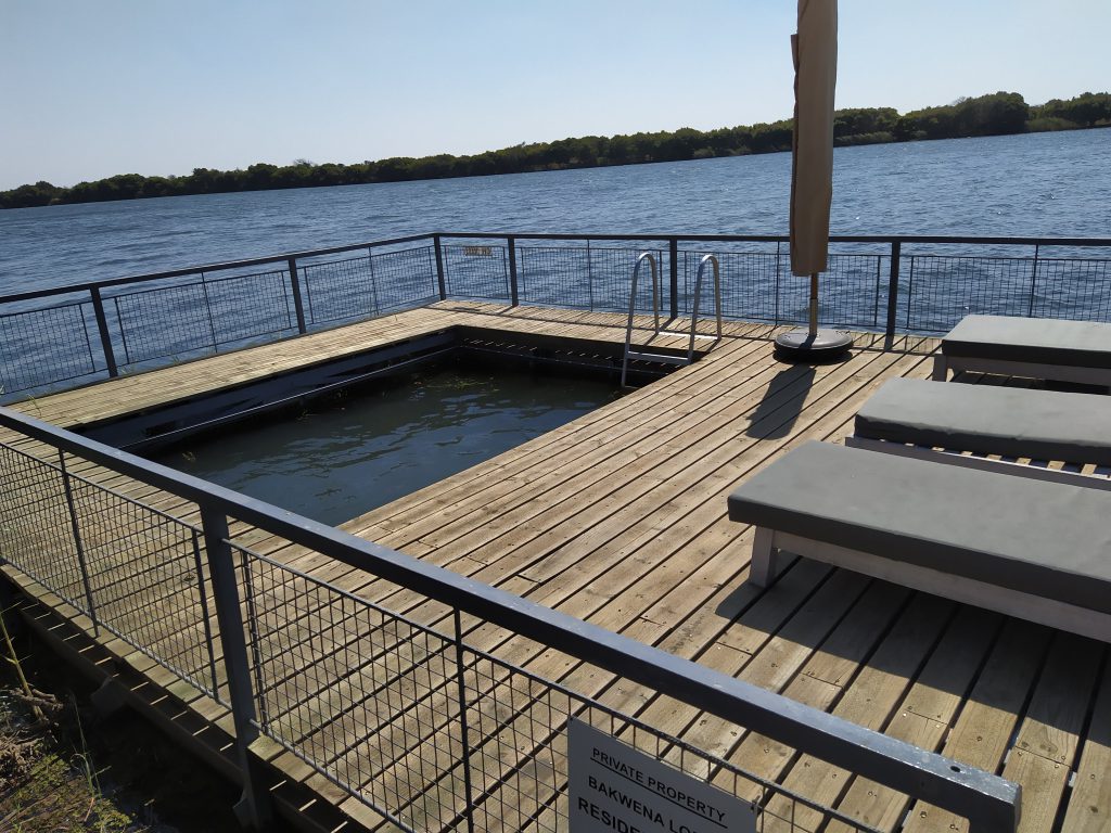 piscine naturelle du Bakwena Lodge