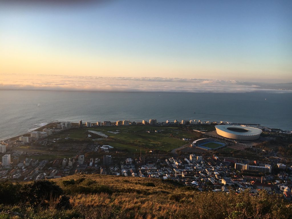 Vue sur le Cap depuis Signal Hill