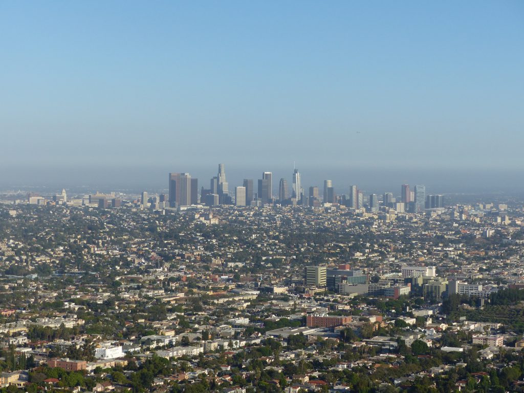 Vue sur Los Angeles depuis l'observatoire Griffith