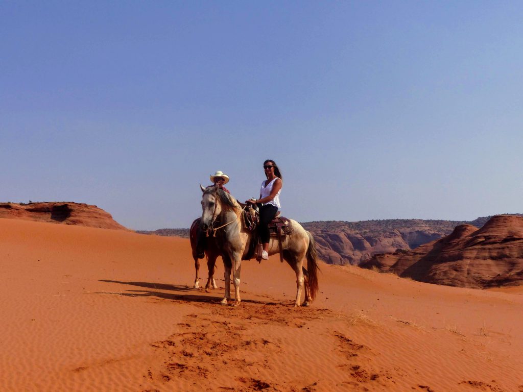 Randonnée à cheval à Monument Valley