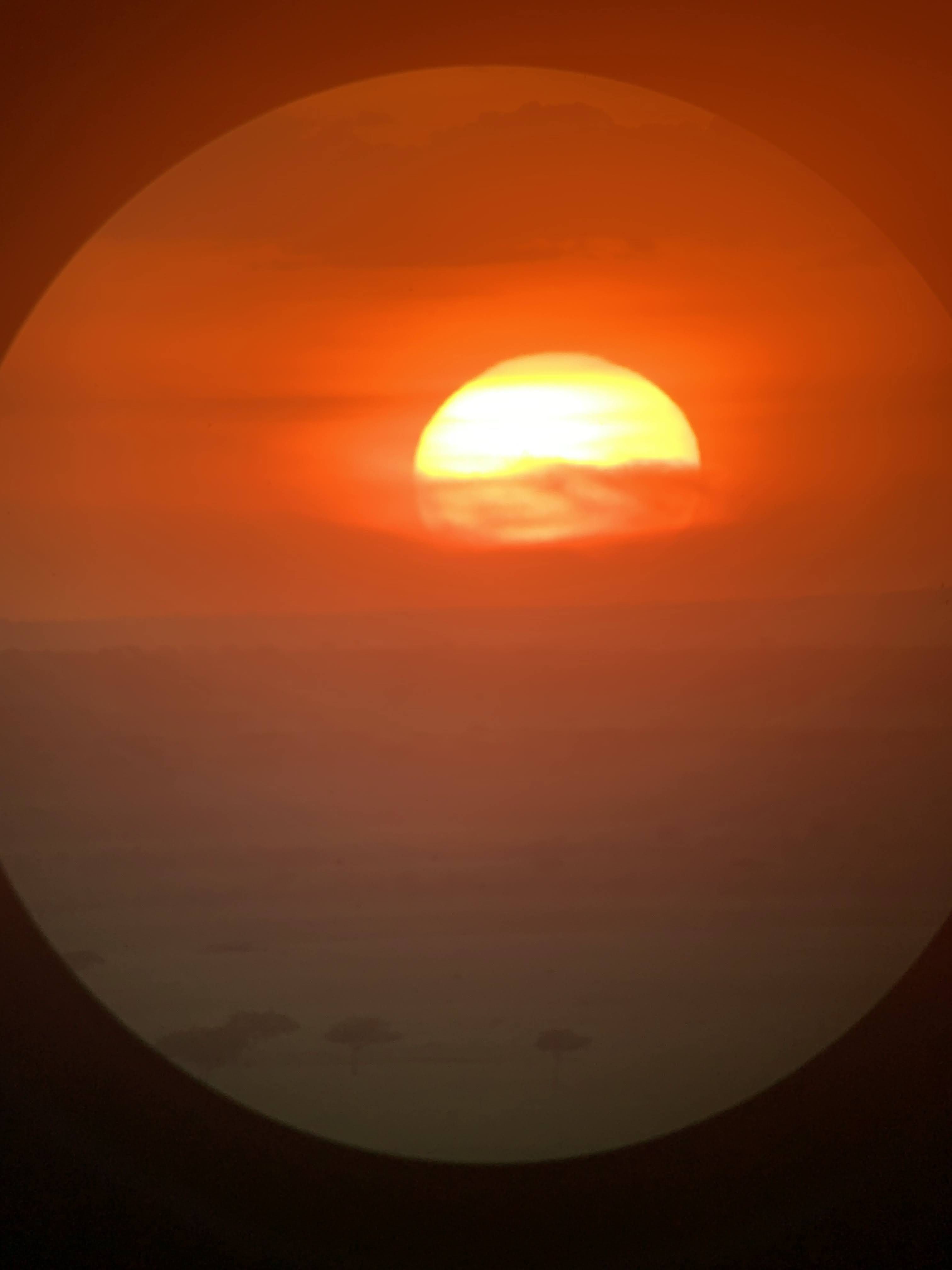 Coucher de soleil au Serengeti