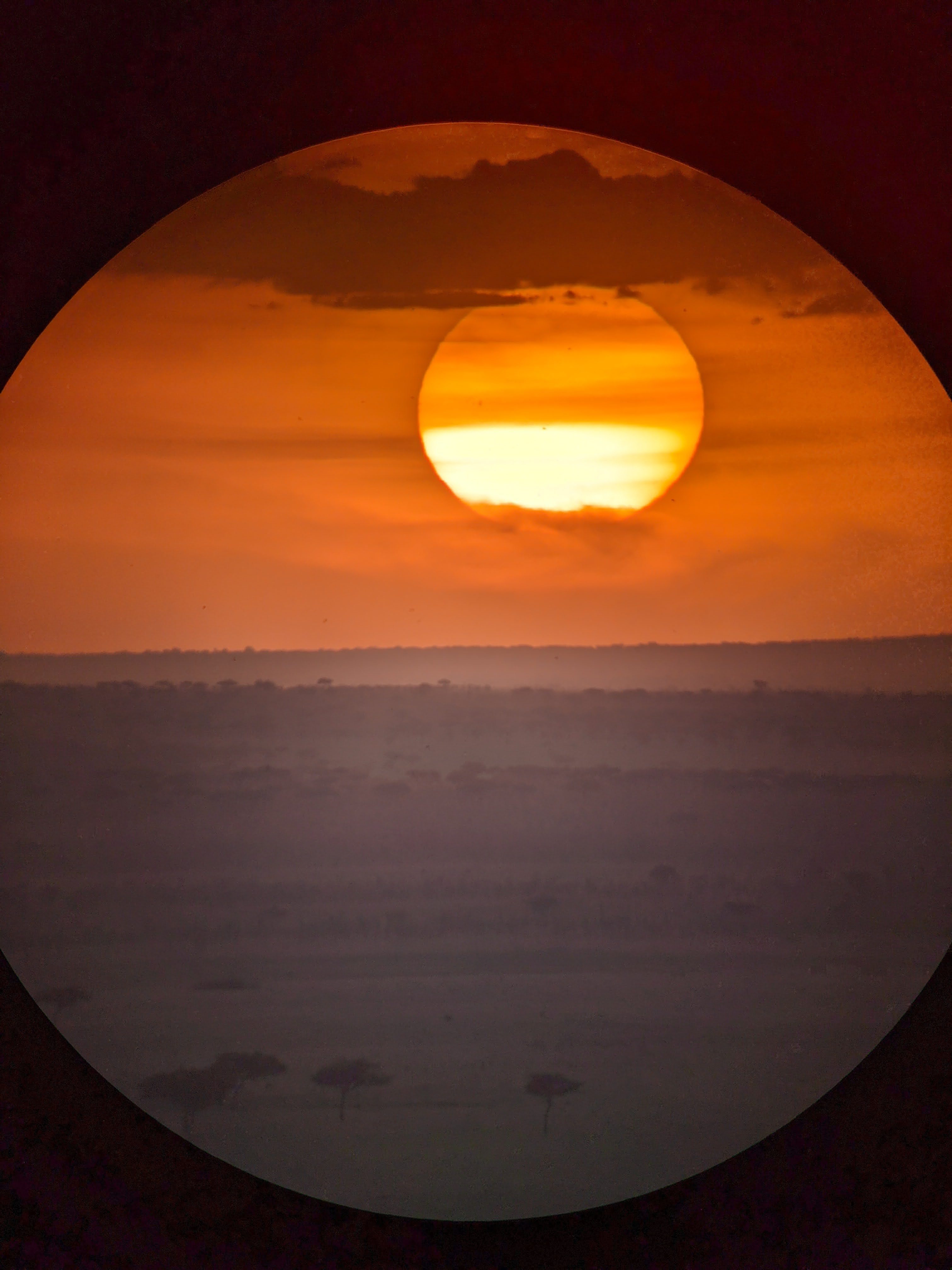 Coucher de soleil au Serengeti