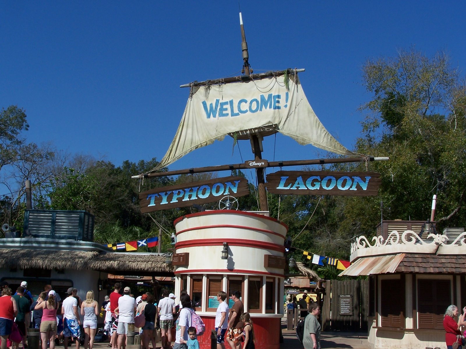 L'entr├®e de Typhoon Lagoon
