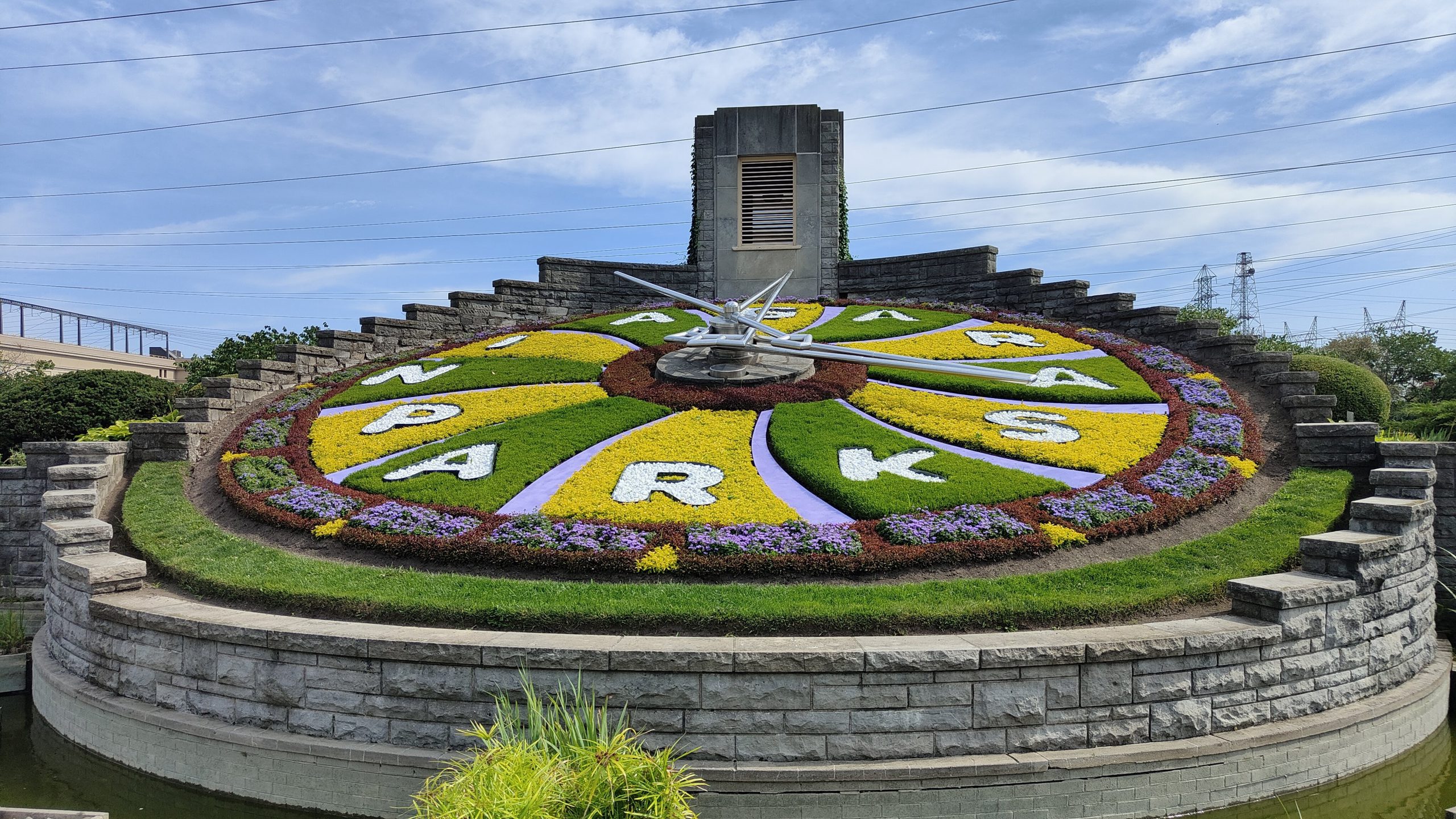 Horloge florale
