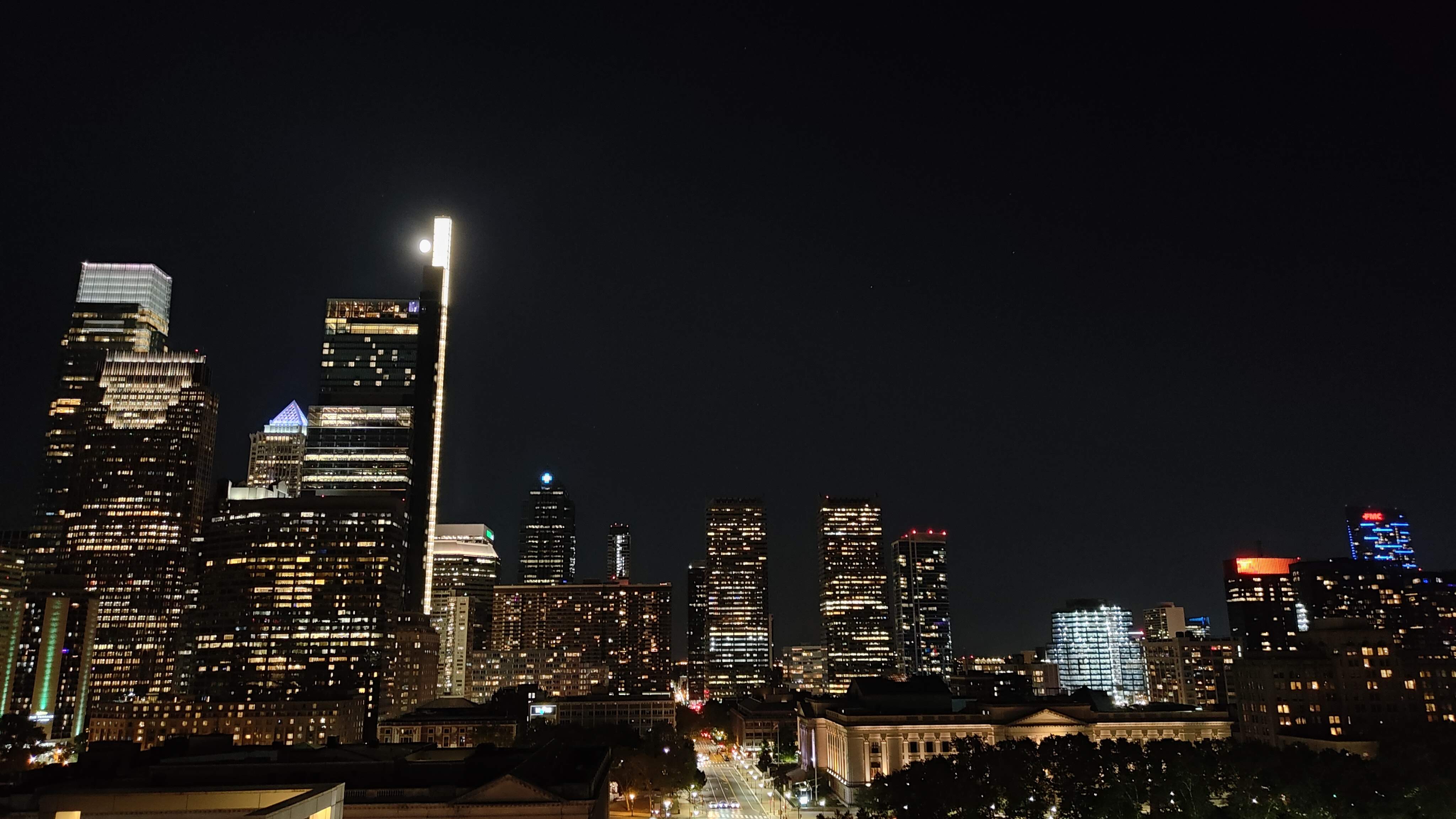 Vue depuis le Sonder Tidewater à Philadelphie