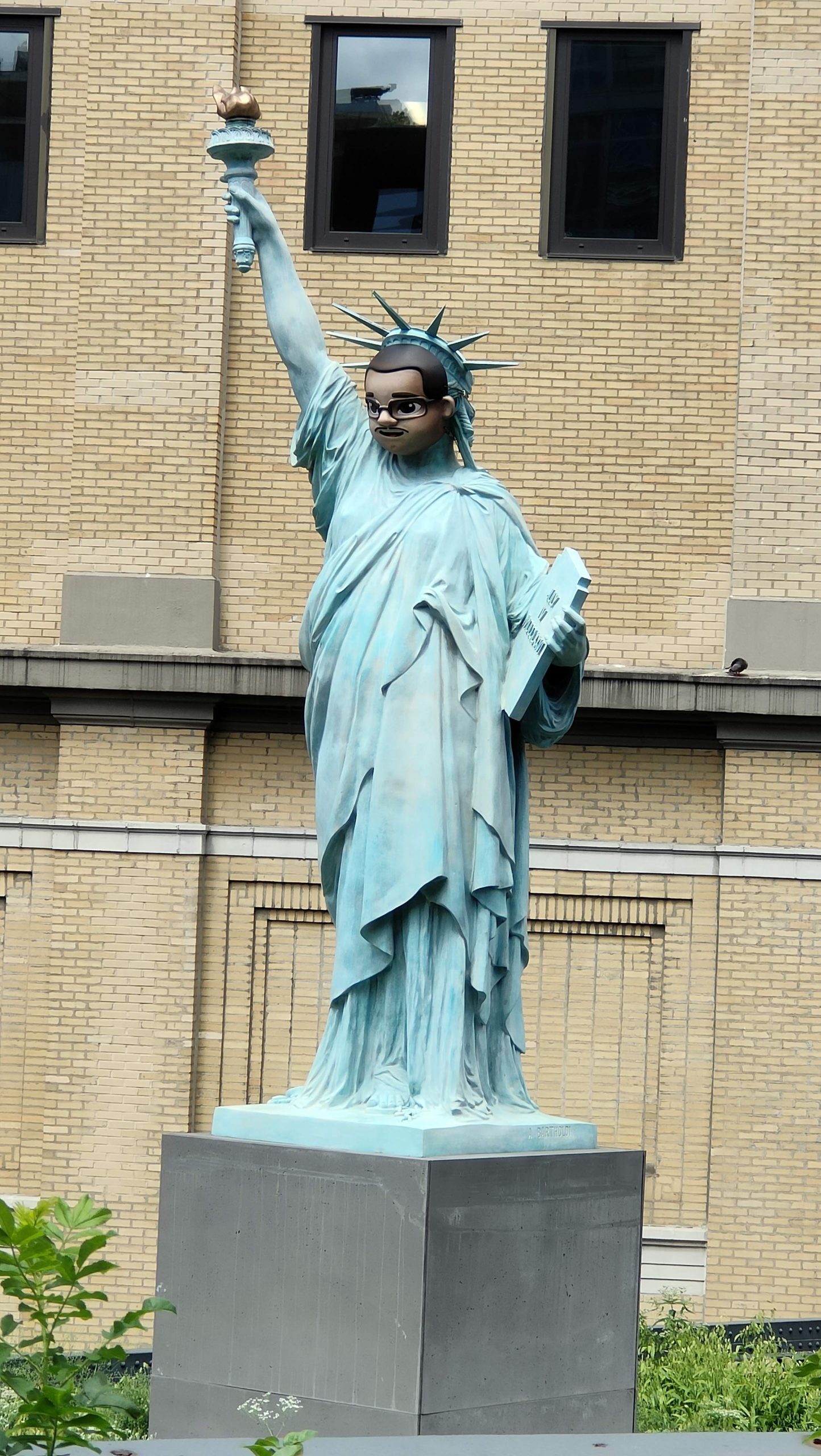 Statue de Liberté revisitée sur la High Line