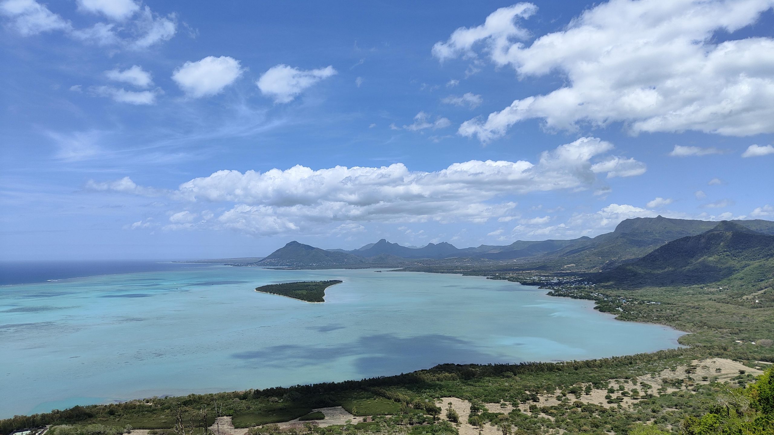 Le Morne Brabant, vue vers l'ouest