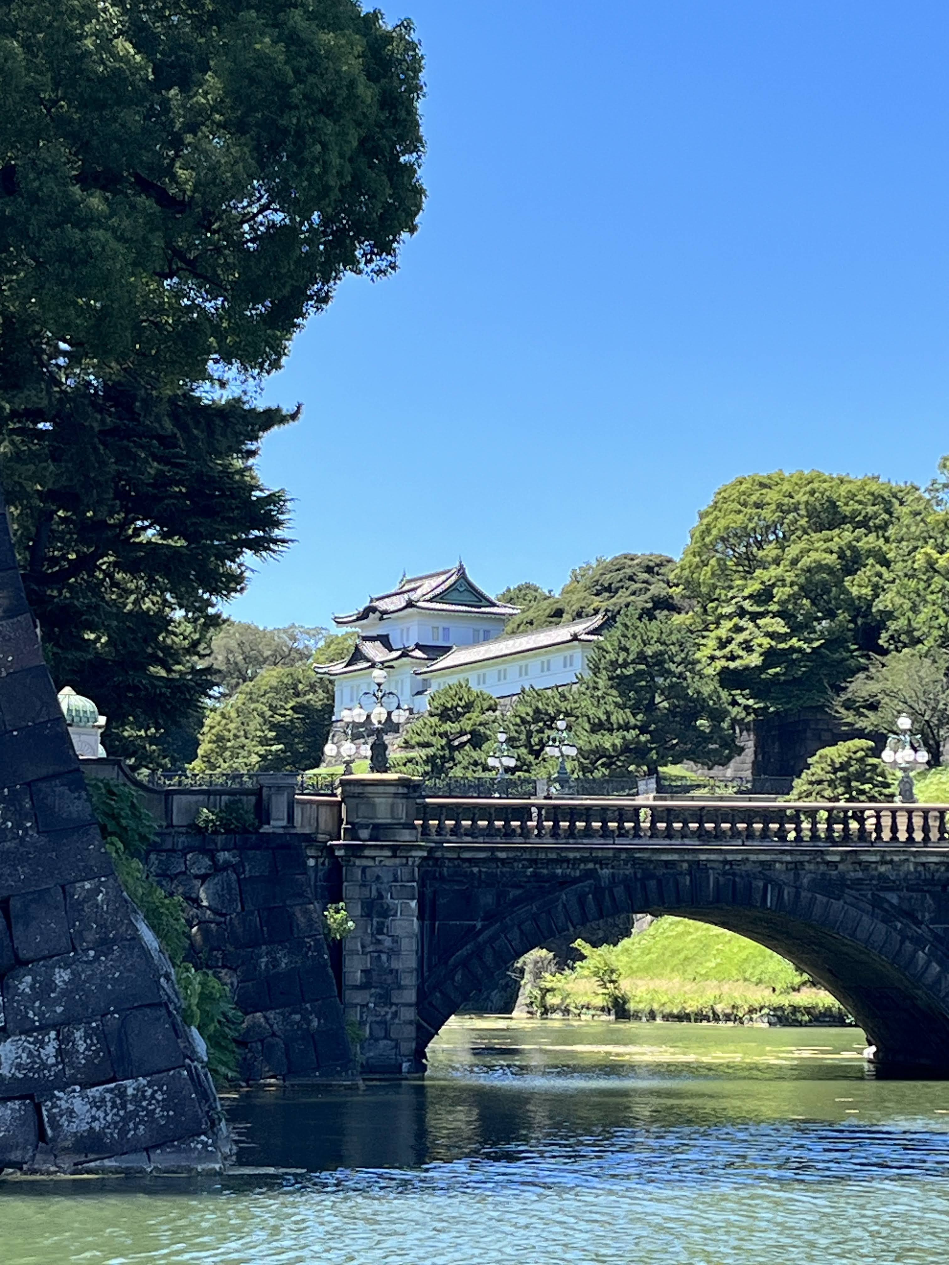 Pont Nijubashi avec le Palais impérial au fond