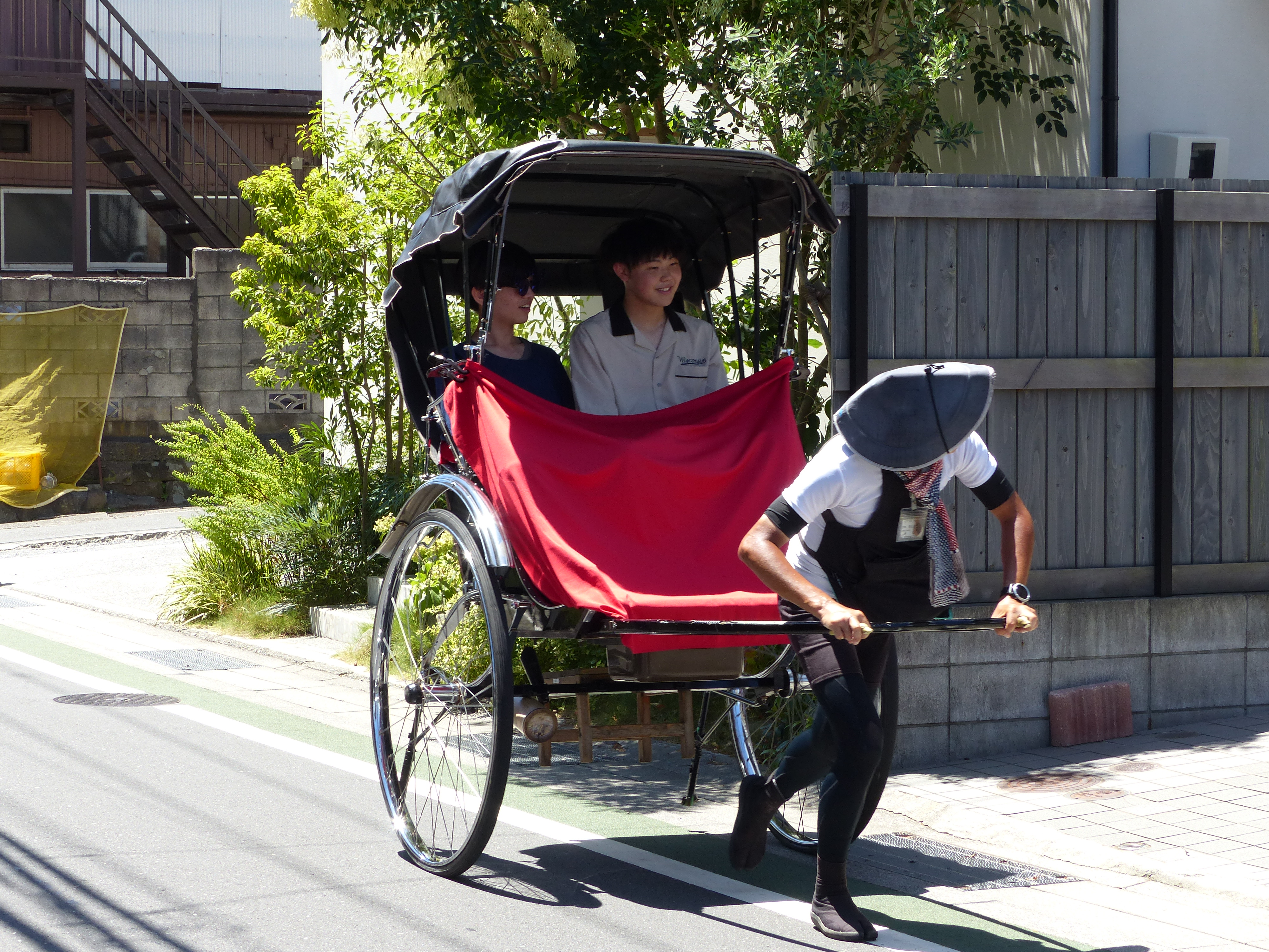 Pousse-pousse à Kamakura