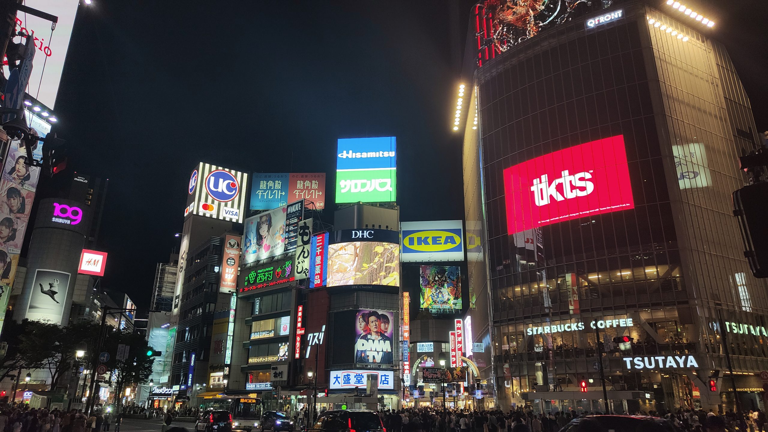 Shibuya de nuit