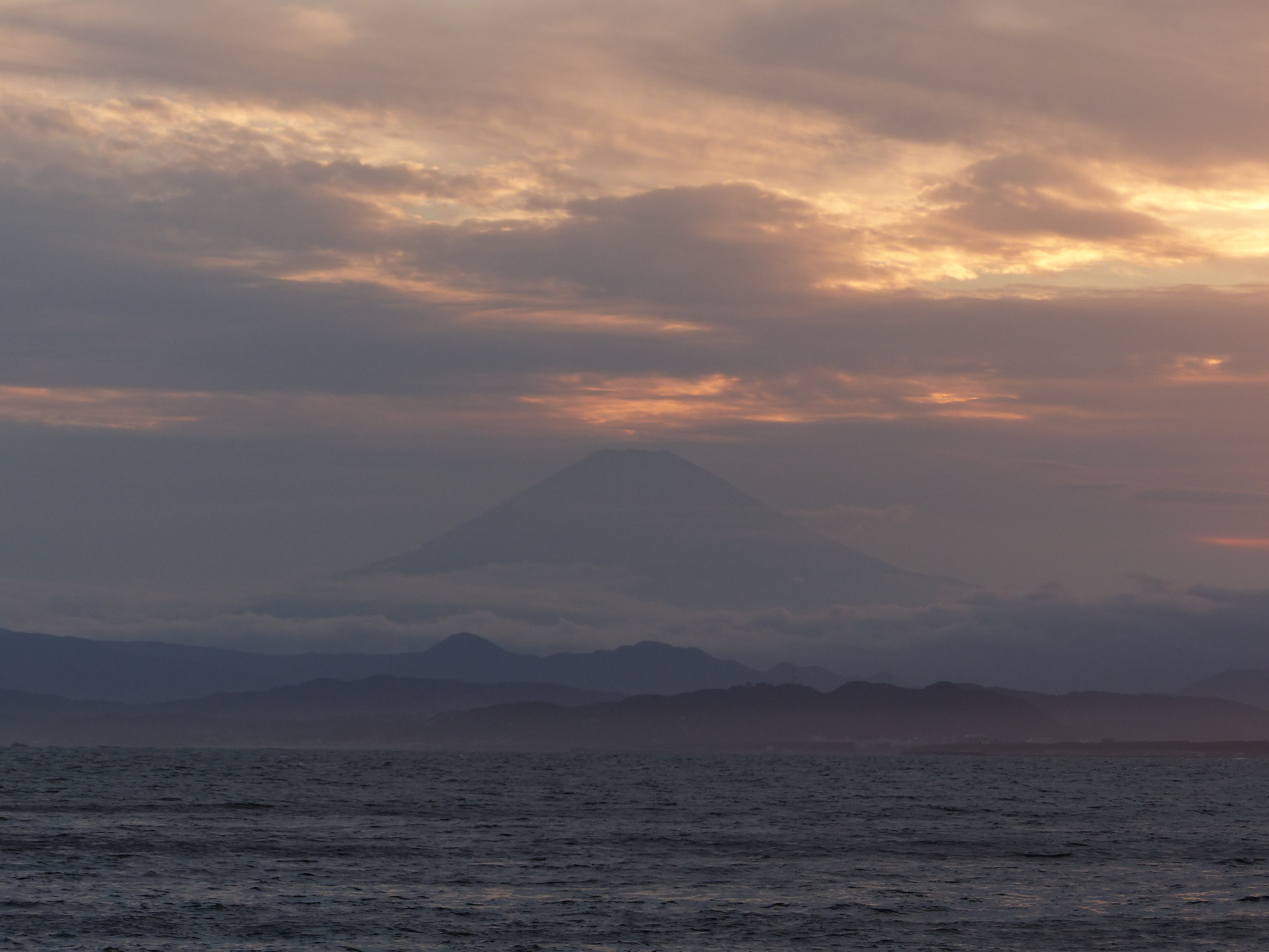 Mont Fuji depuis Enoshima