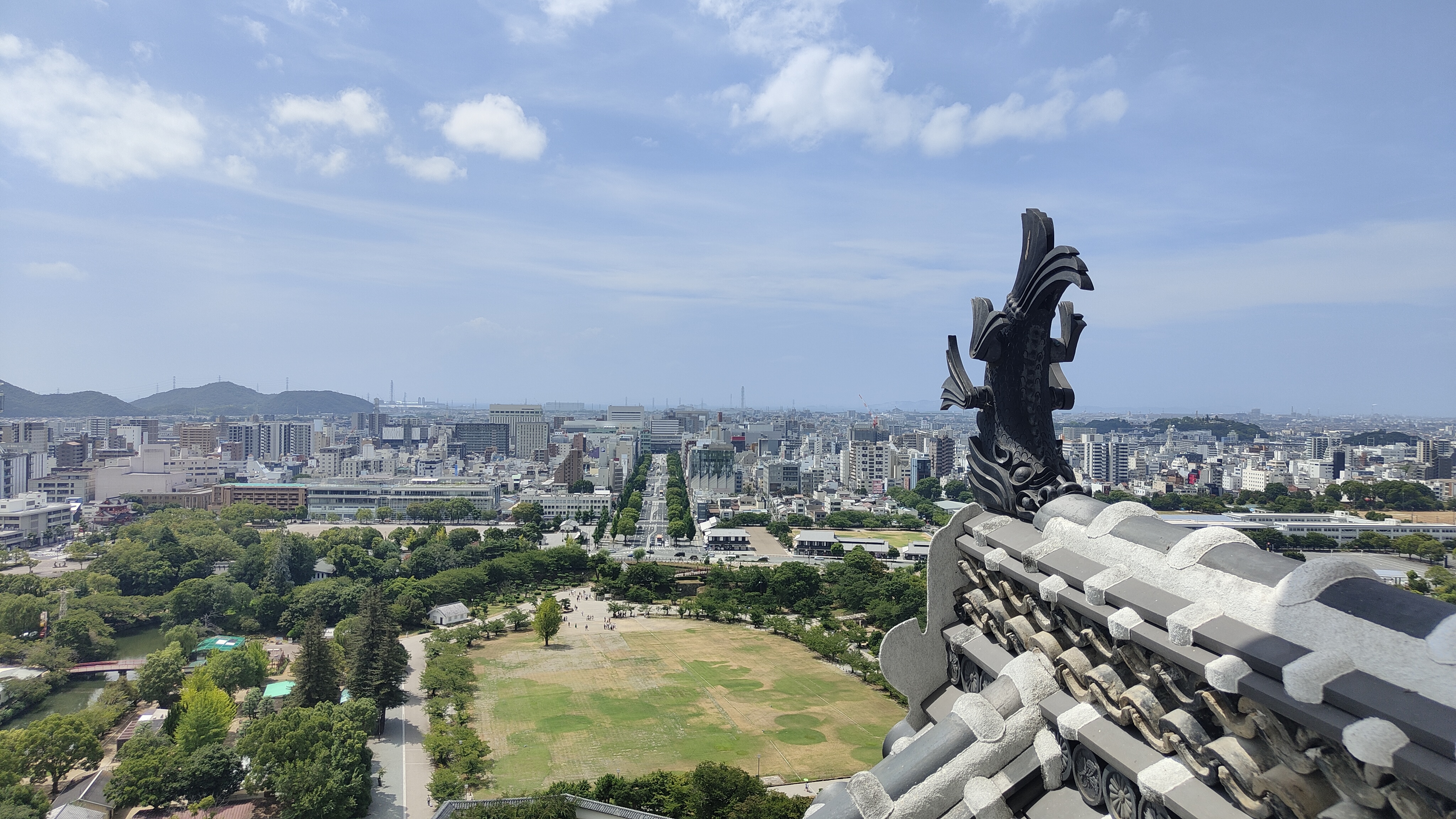 Vue depuis le chateau d'Himeji