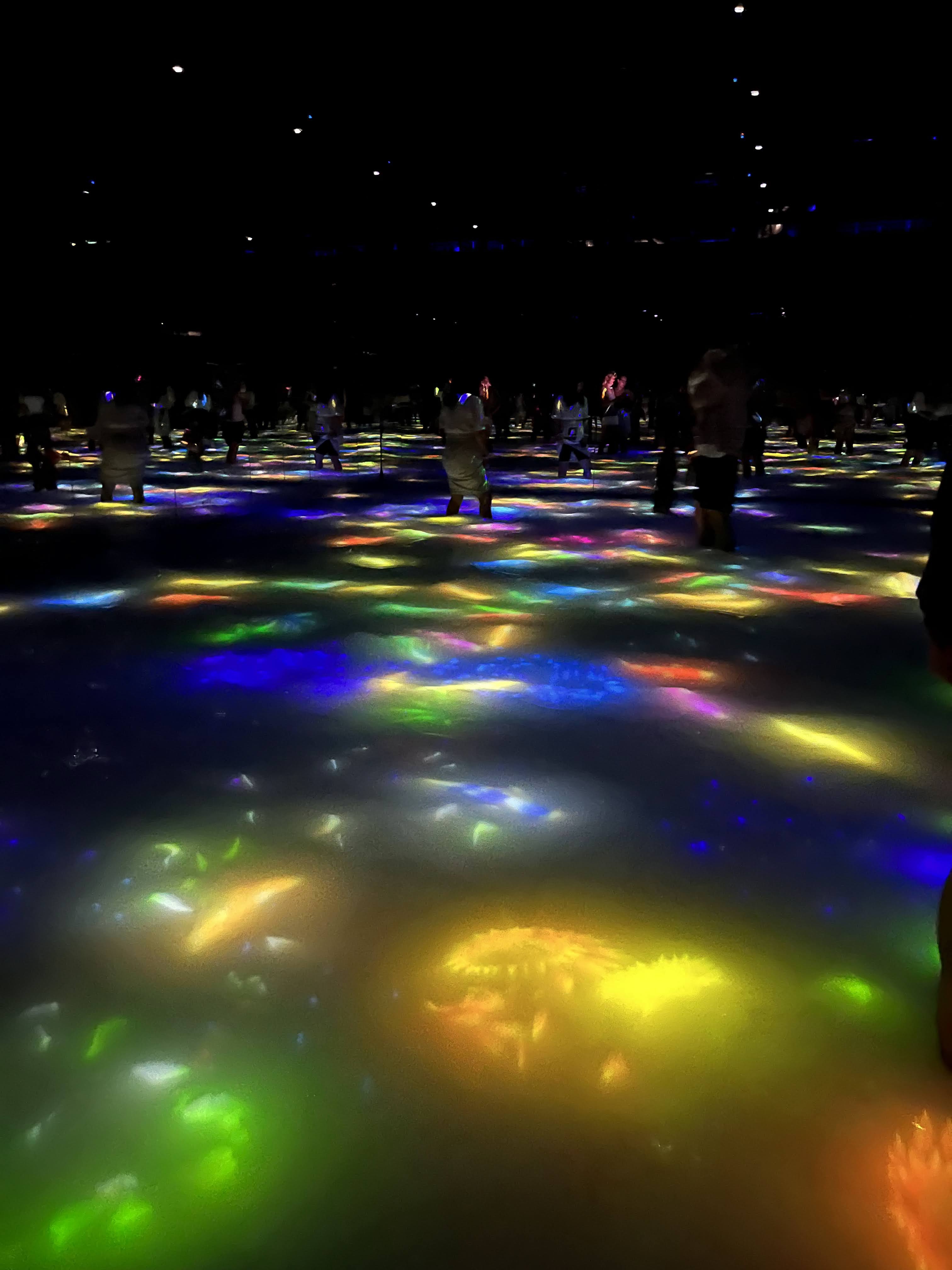 TeamLab Planets, Drawing on the Water Surface