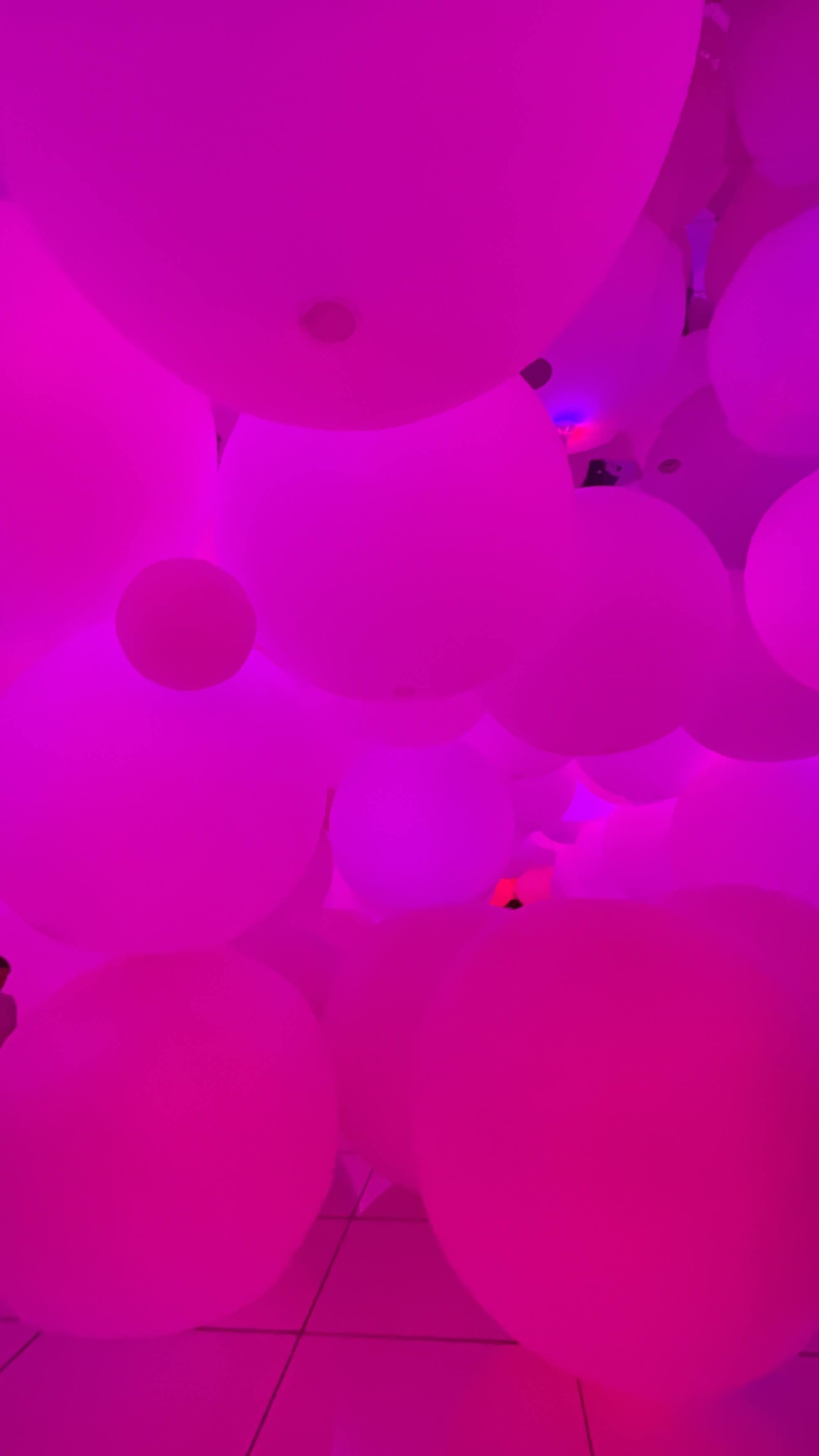 TeamLab Planets, Expanding Three-dimensional Existence in Transforming Space