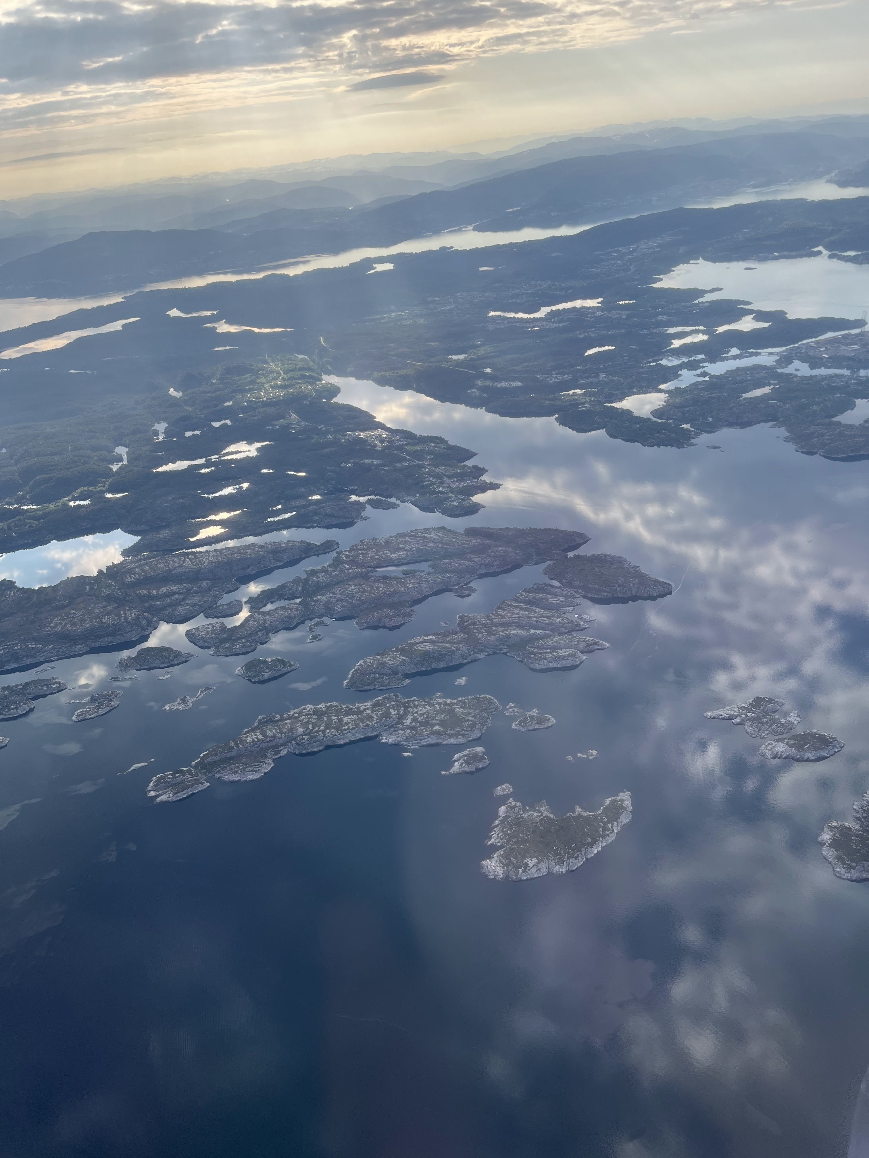 En vol, arrivée sur Bergen