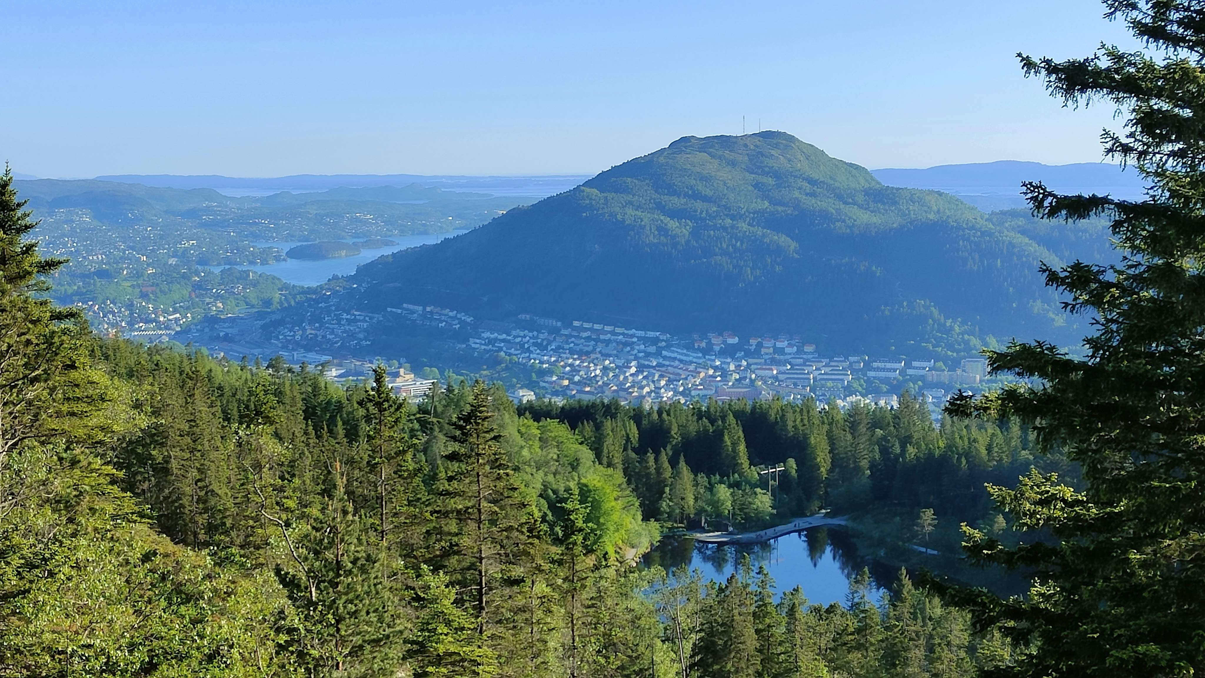 Randonnée d'Ulriken à Fløyen