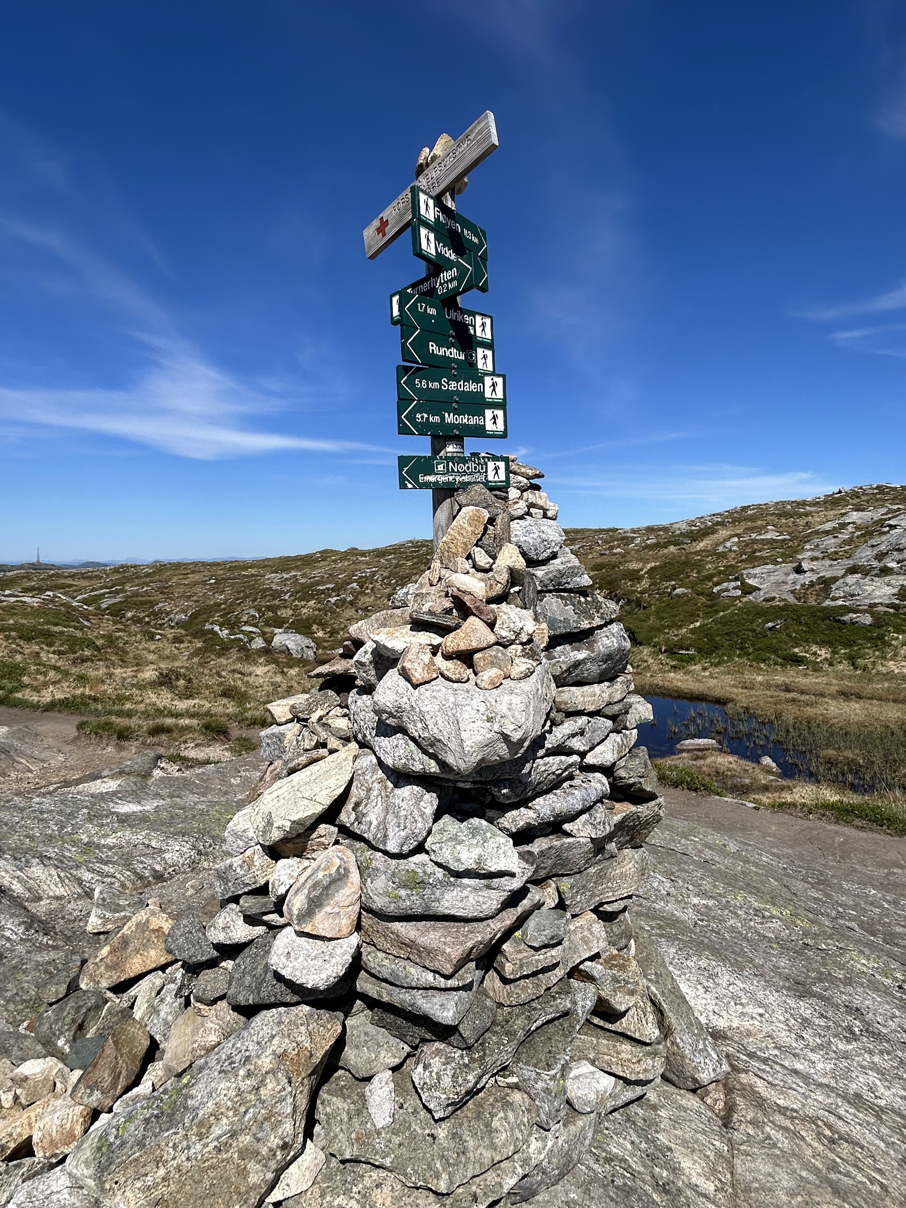 Randonnée d'Ulriken à Fløyen