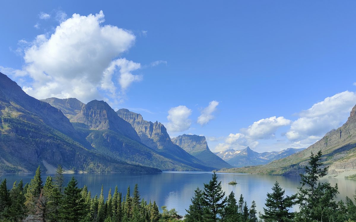 Glacier National Park Wild Goose Island dans le parc de Glacier