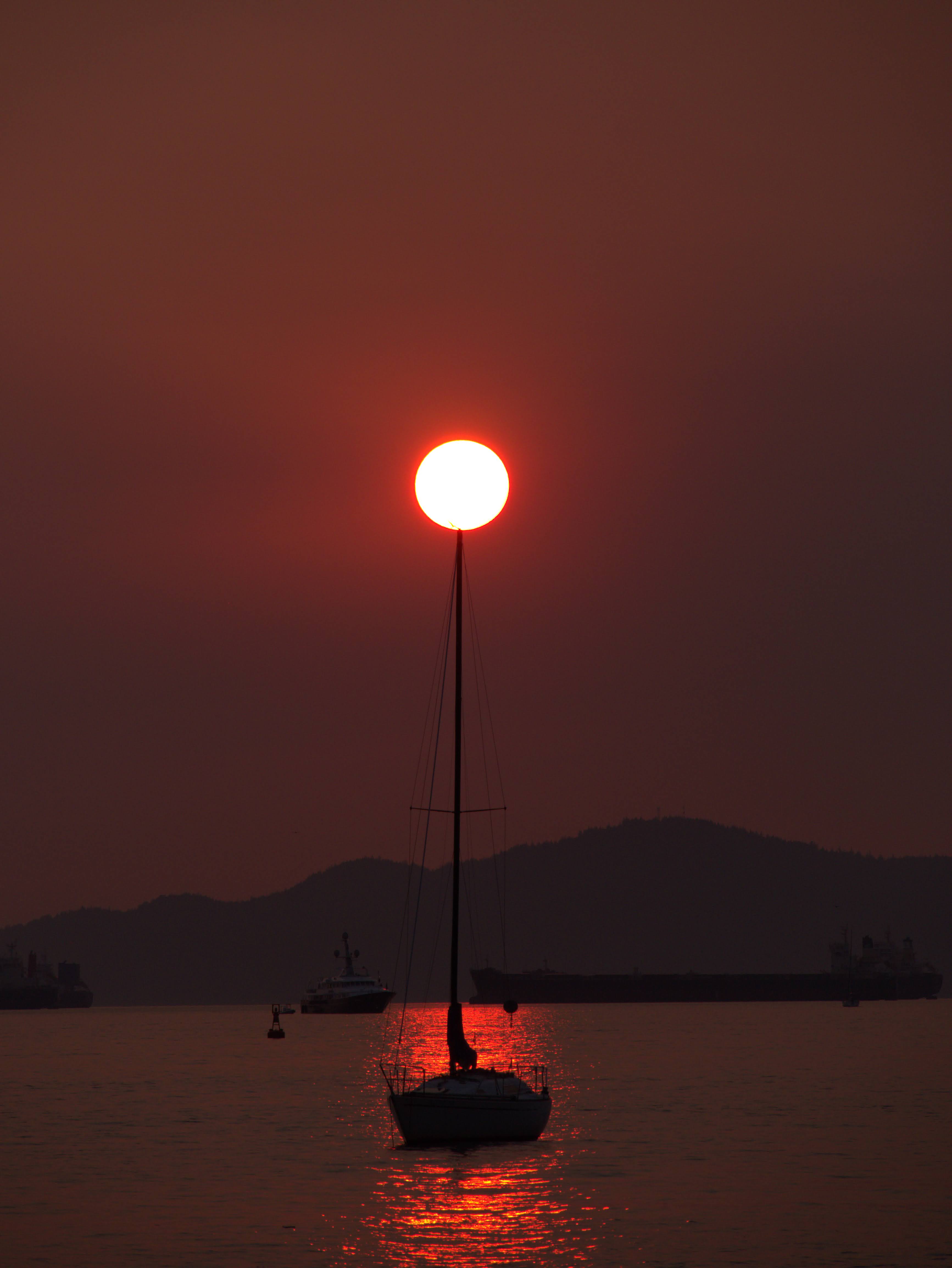 Coucher de soleil à Sunset Beach