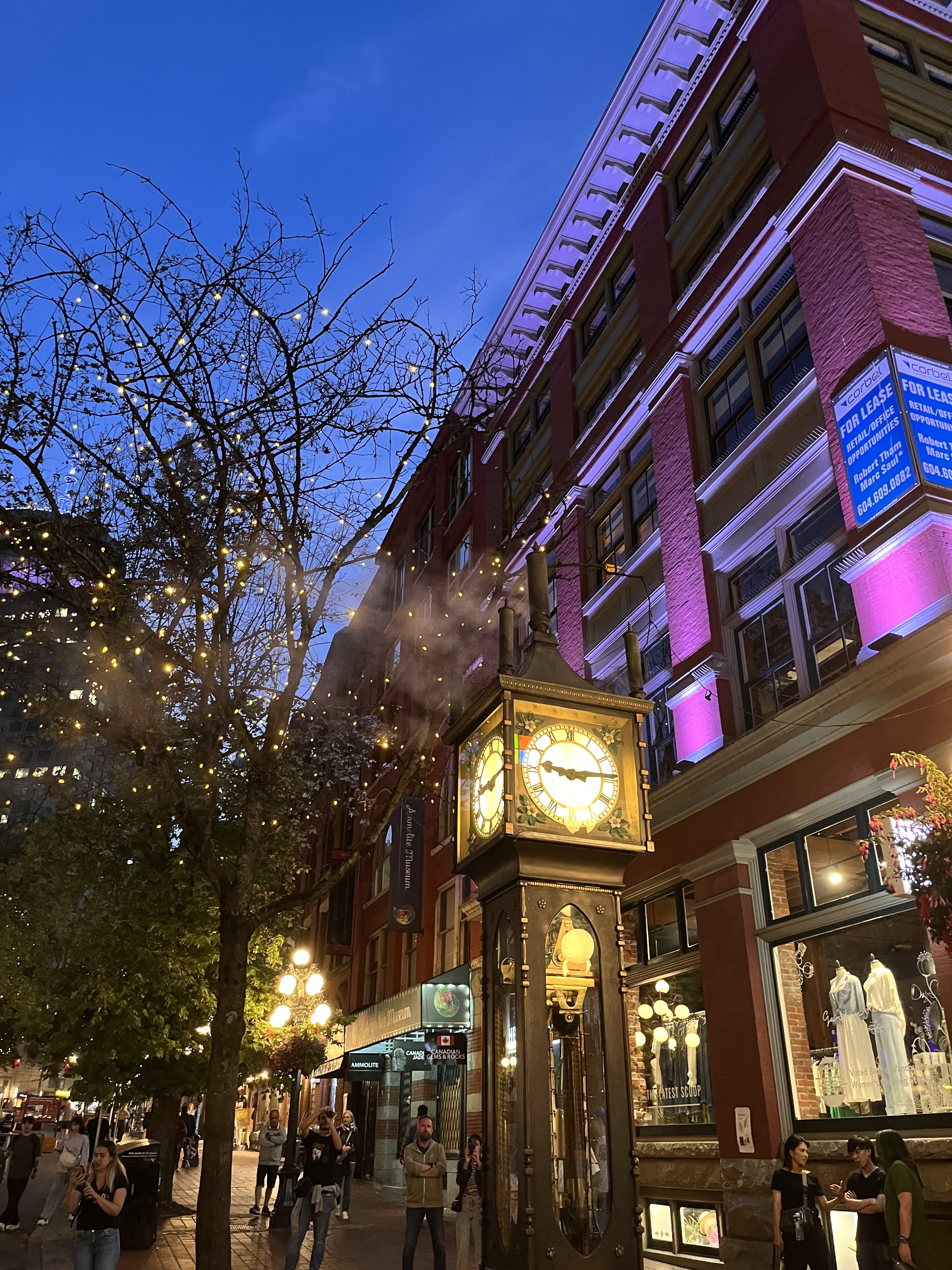 Horloge à vapeur de Gastown
