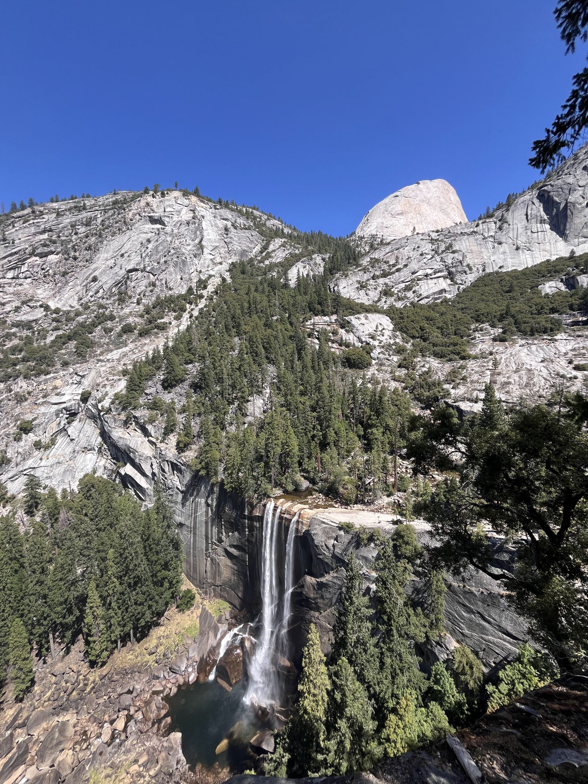 Vernal Fall depuis John Muir Trail