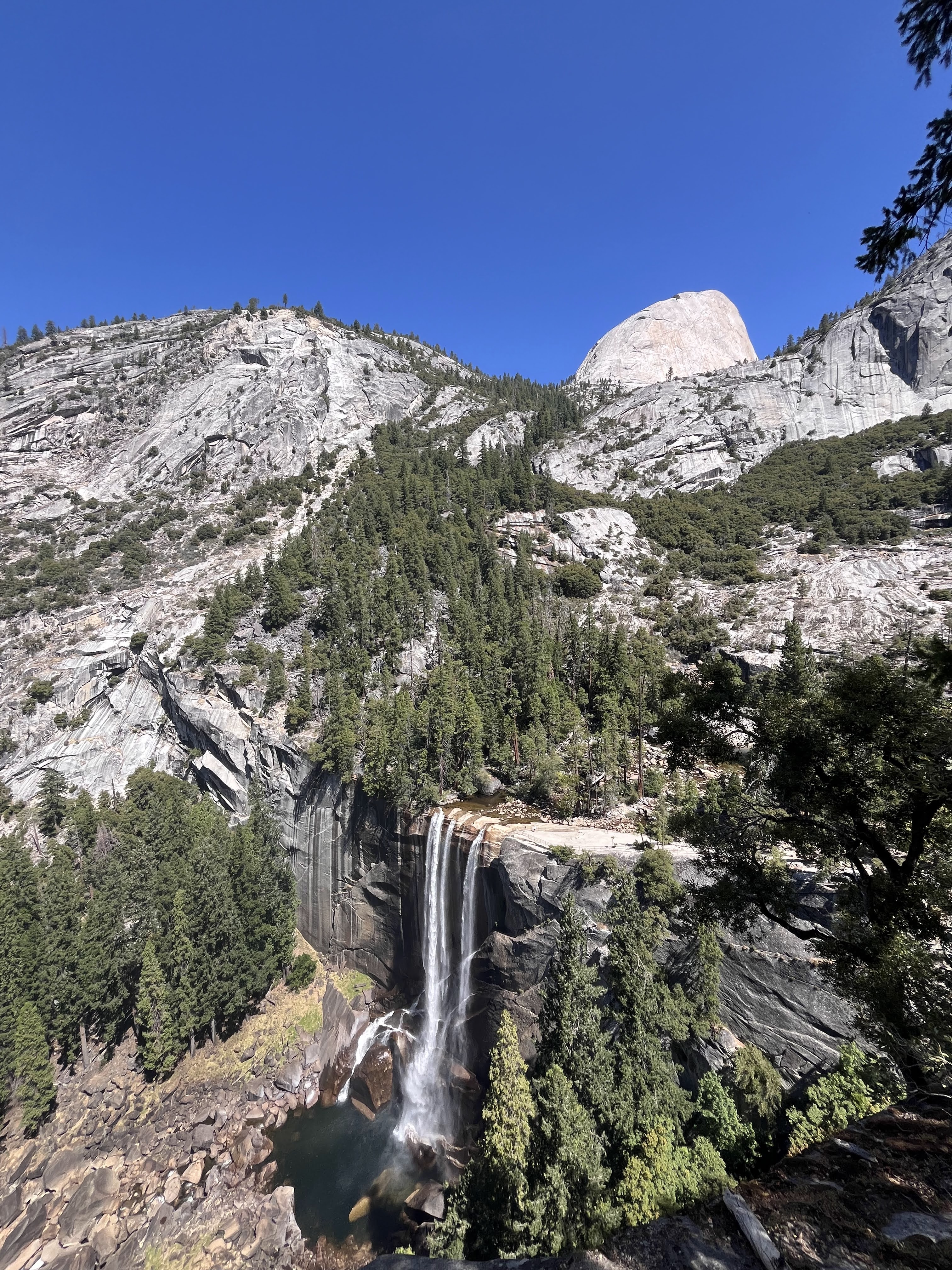 Vernal Fall depuis John Muir Trail