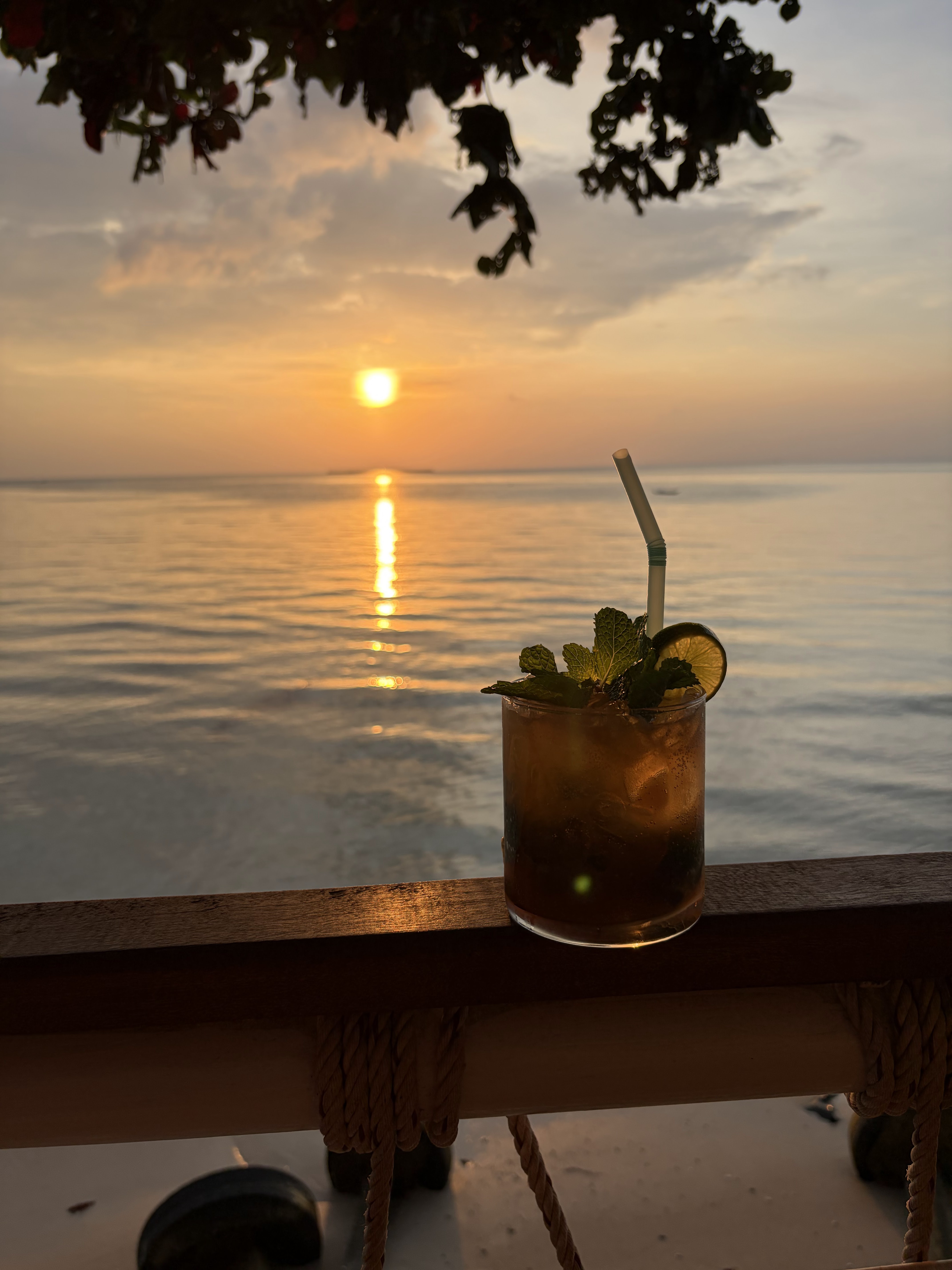Coucher de soleil à Nathon