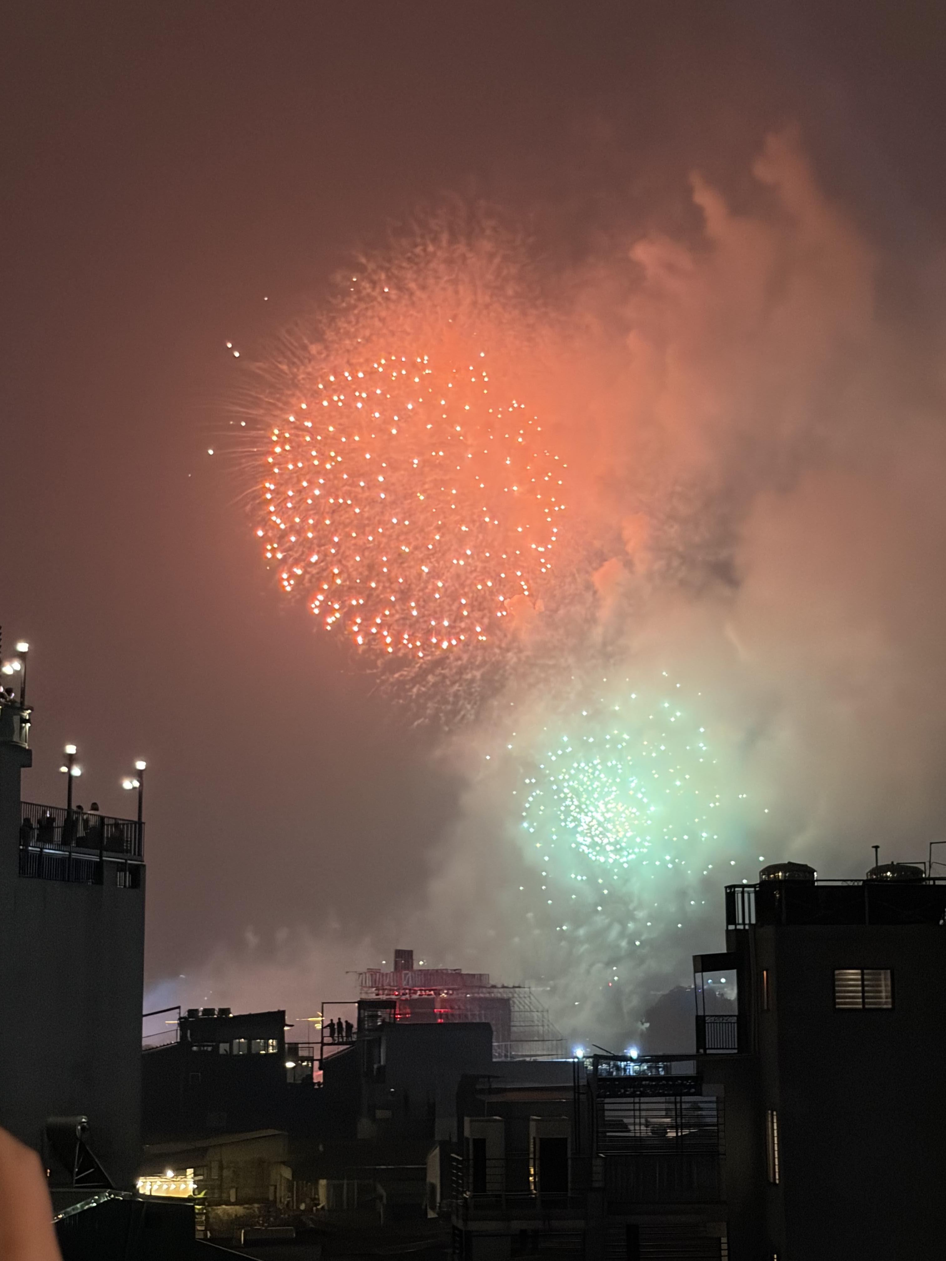 Feu d'artifice du Nouvel An à Hanoï