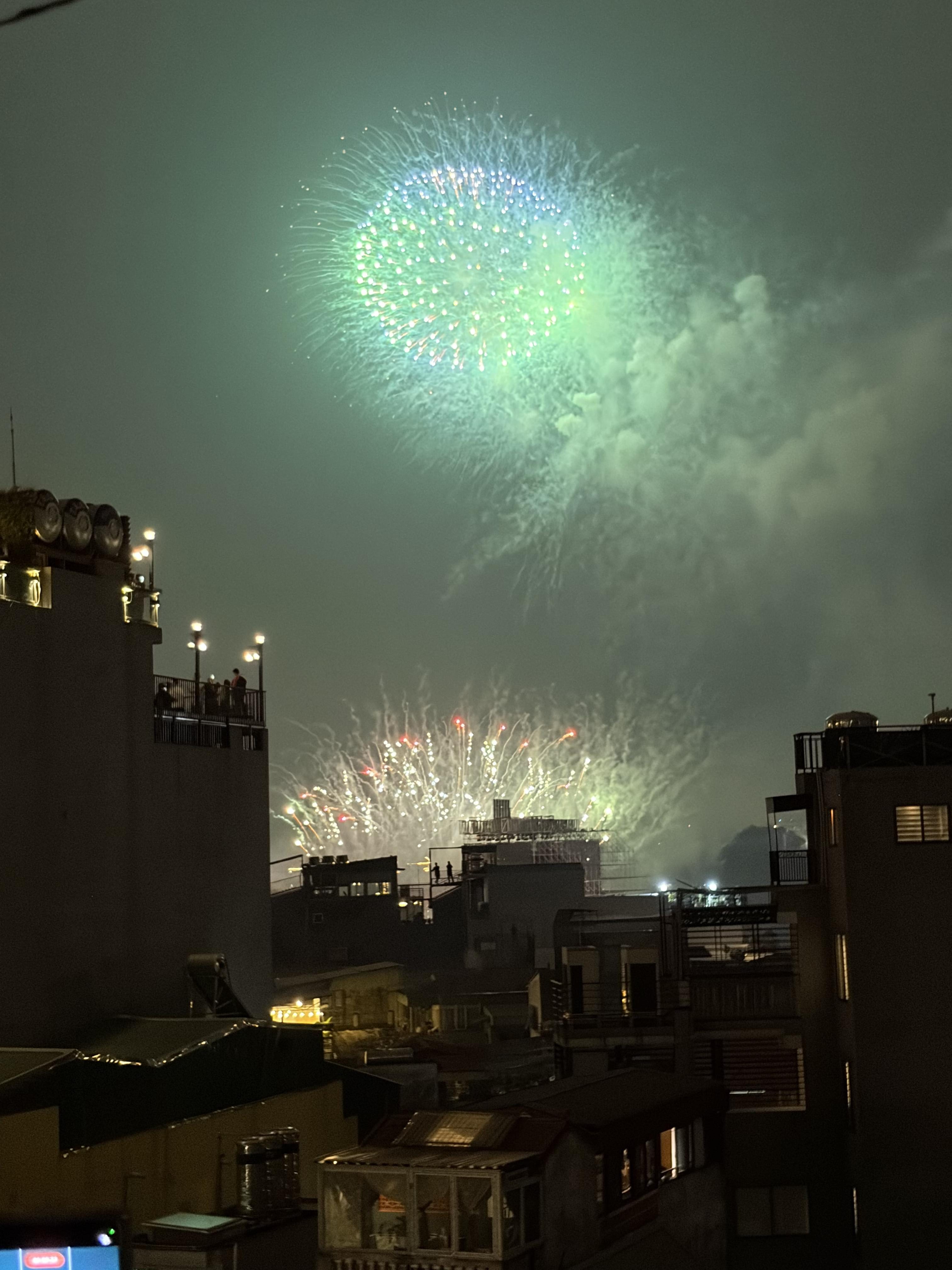 Feu d'artifice du Nouvel An à Hanoï